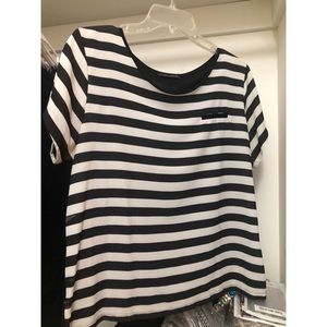 Black & White Zara Striped Top